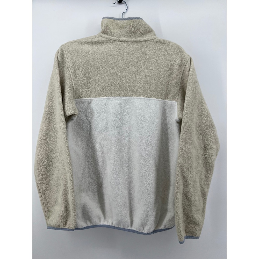 Patagonia Synchilla Snap-T Fleece Pullover Cream Off White Two-Tone Women Size M - Picture 4 of 8
